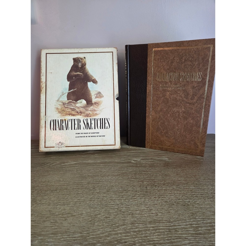 Vtg Character Sketches Vol. 1 Institute in Basic Youth Conflicts Hardcover Book